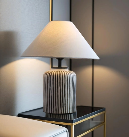 Wabi-Sabi Handmade Ceramic Table Lamp
