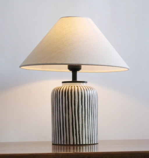 Wabi-Sabi Handmade Ceramic Table Lamp