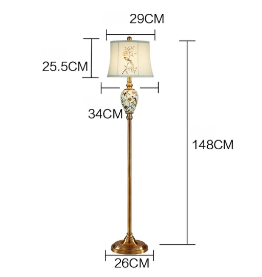 Doren American Ceramic Floor Lamp