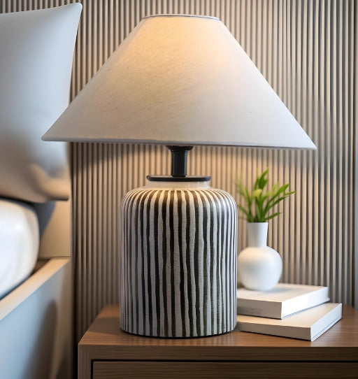 Wabi-Sabi Handmade Ceramic Table Lamp