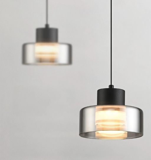 Minimalist bedside pendant light
