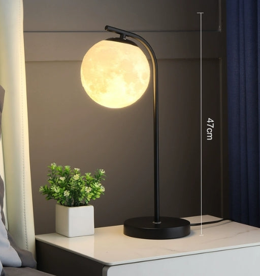 Luxury Dimmable Touch Sensor Moon Lamp – Round Ball for Bedroom & Living Room
