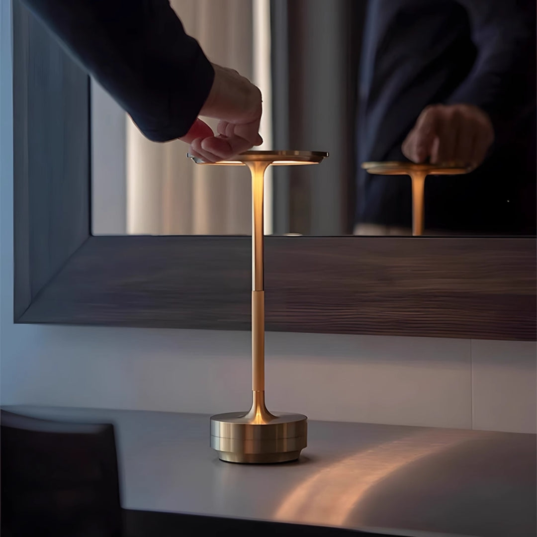 Sincerity Scandinavian Rechargeable LED Table Lamp – Stylish Night Light for Bar, Cafe, & Home