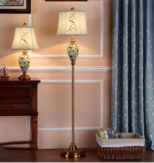 Doren American Ceramic Floor Lamp