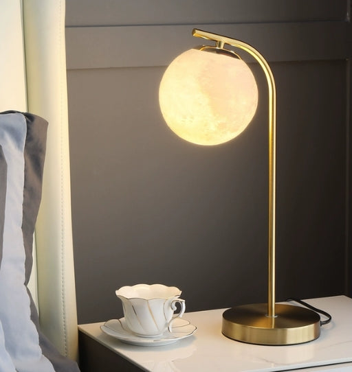 Luxury Dimmable Touch Sensor Moon Lamp – Round Ball for Bedroom & Living Room