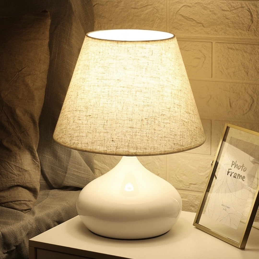 Scandinavian Modern Touch Table Lamp – Warm Lighting for Bedroom & Living Room