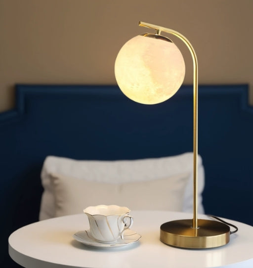 Luxury Dimmable Touch Sensor Moon Lamp – Round Ball for Bedroom & Living Room