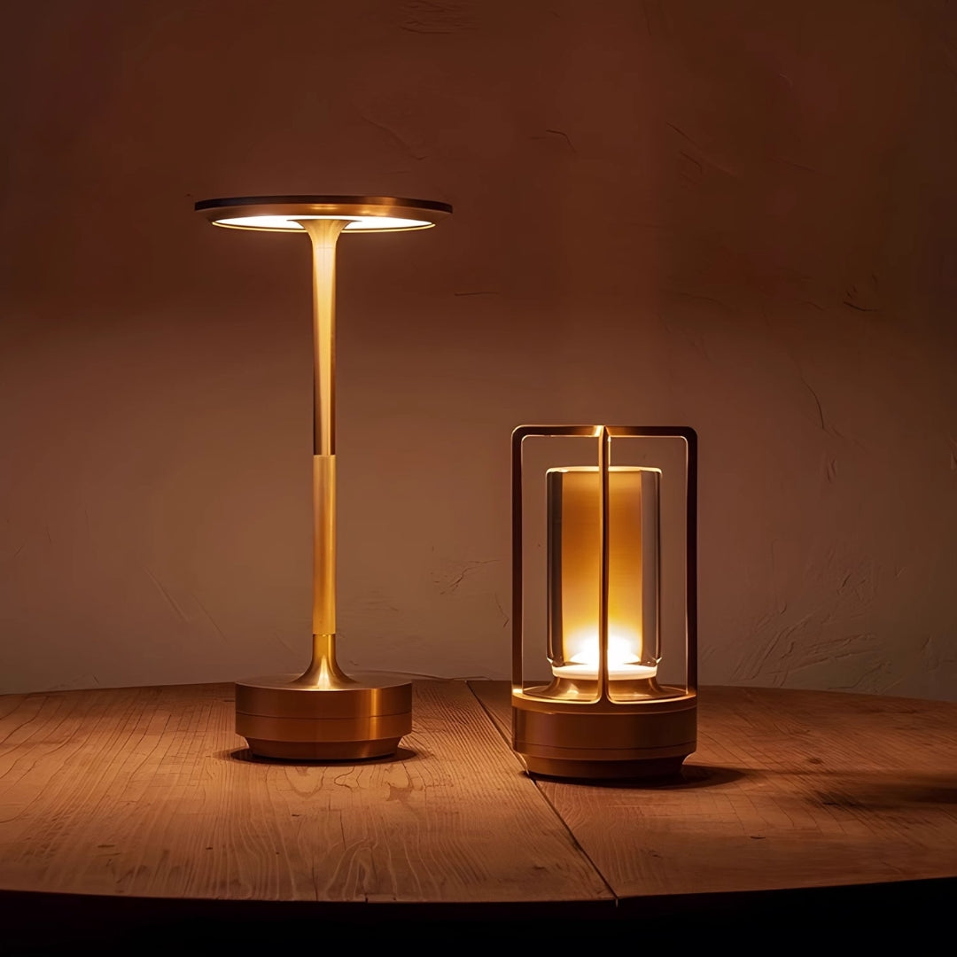 Sincerity Scandinavian Rechargeable LED Table Lamp – Stylish Night Light for Bar, Cafe, & Home