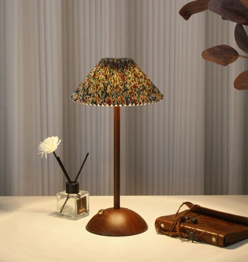 Scandinavian Pleated Table Lamp