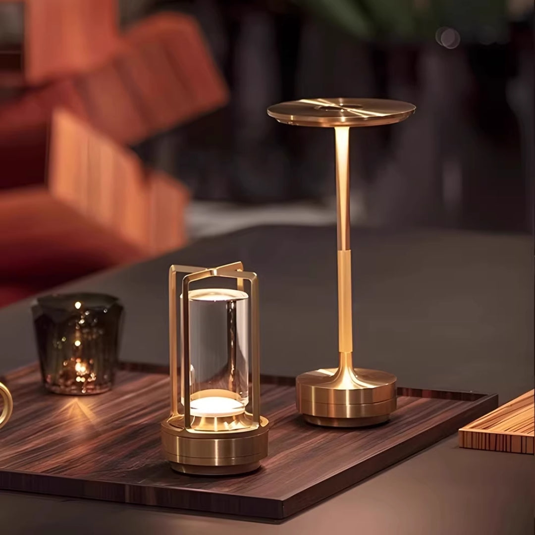 Sincerity Scandinavian Rechargeable LED Table Lamp – Stylish Night Light for Bar, Cafe, & Home