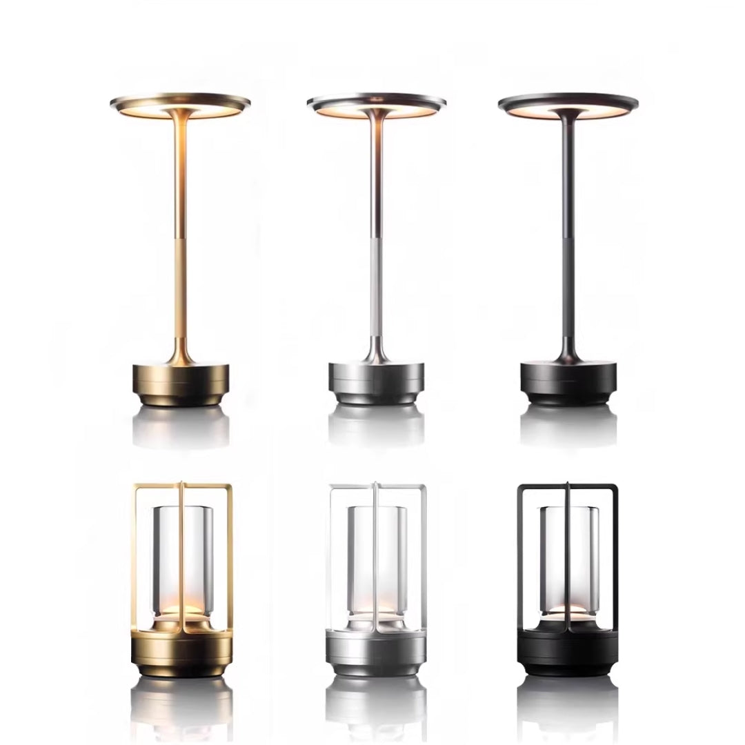Sincerity Scandinavian Rechargeable LED Table Lamp – Stylish Night Light for Bar, Cafe, & Home